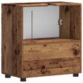 vidaXL Set kabinetov do kúpeľne TULUM Staré drevo 60 x 34 x 63 cm