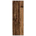 vidaXL Knižnica staré drevo 80x24x76 cm kompozitné drevo