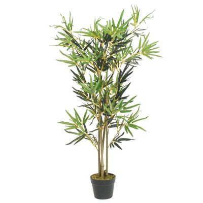 vidaXL Umelý bambusový strom 552 listov 120 cm zelený