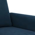 vidaXL Kreslo modré 60 cm zamat