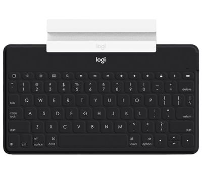 Logitech KEYS TO GO/Bezdrôtová Bluetooth/UK layout/Čierna