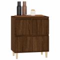 vidaXL Komoda hnedý dub 60x35x70 cm spracované drevo
