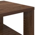 vidaXL Regál na topánky hnedý dub 61x32x87,5 cm spracované drevo