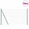 vidaXL Euro plot s betónovým podstavcom 10 x 1,5 m PVC potiahnutá oceľ