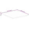 vidaXL Stolová doska 50x50x2,5 cm štvorcová mangový masív
