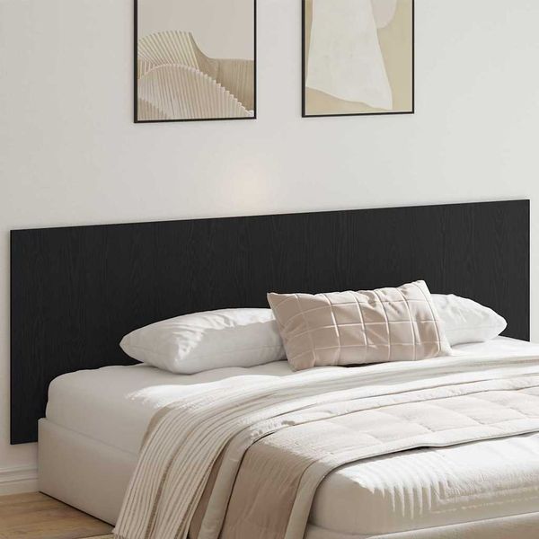 vidaXL Čelňa postele Čierny dub 160 x 1.5 x 80.5 cm Kompozitné drevo
