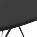 vidaXL 3-dielna bistro súprava čierna oceľová