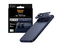 PanzerGlass FENDER Apple iPhone 17 Pro Max modrý ochranný hliníkový prvok fotoaparátu