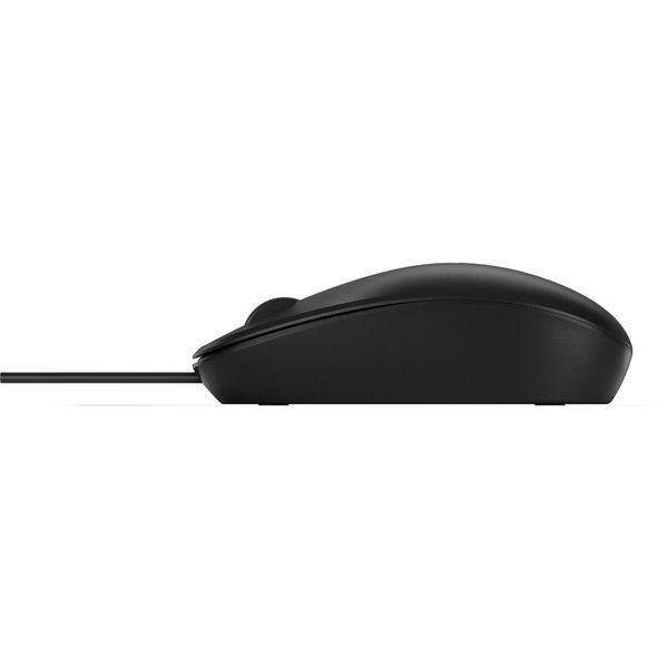 HP 125/Kancelářská/Optická/1 200 DPI/Drátová USB/Černá Myš, kabelová, optická, 1200 dpi, USB, 180 cm kabel, antimikrobiální povrch, Windows, cerná