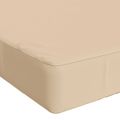 vidaXL Vankúš na lavičku SOEST 100% polyester Krémová 60 x 40 x 8 cm