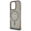 Guess HC MagSafe IML Glitter Circle case for iPhone 16 Pro Max 6,9" black