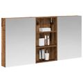 vidaXL Set kabinetov do kúpeľne 3 ks 140 x 14,5 x 70 cm