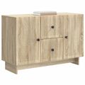 vidaXL Servírovacia skriňa so zásuvkou Dub sonoma 89 x 34,5 x 60 cm
