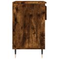 vidaXL Botník dymový dub 70x36x60 cm spracované drevo