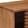 vidaXL TV skrinka s úložiskom s dverami Prírodná 105 x 30 x 22,5 cm