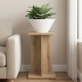 vidaXL Stojan na rastliny Dub artisan 25 x 25,5 x 40,5 cm