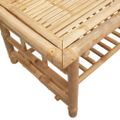 vidaXL Príručný stolík 45x45x45 cm bambus
