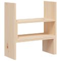 vidaXL Stojan na monitor (39-72)x17x43 cm masívna borovica