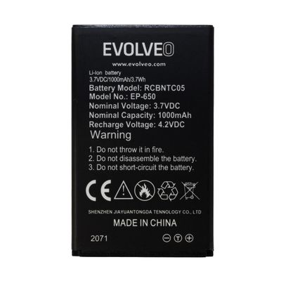 EVOLVEO orig. batéria 1000 mAh pre EasyPhone XG (EP-650)