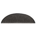 vidaXL Samolepiace nášľapy vzhľad sisalu 15 ks 56x17x3 cm antracitové
