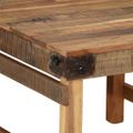 vidaXL Konferenčný stolík Hnedá 60 x 55 x 40 cm Masívne obnovené drevo
