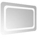 vidaXL LED kúpeľňové zrkadlo 60x40 cm