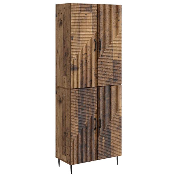 vidaXL Sada skríň 2 pcs 66 x 34,5 x 89,5 cm Kompozitné drevo