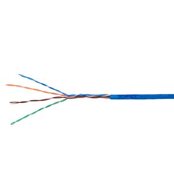 Kábel U/UTP Cat5e AWG24 PVC Eca modrý 305m