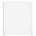 vidaXL TV skrinka biela 100x31,5x35 cm spracované drevo
