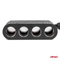Predlžovacia zásuvka 2x USB-A 1x USB-C 12/24V 120W 80cm AMiO-04367