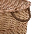 vidaXL Košík s rúčkami na palivové drevo 88x57x34 cm prírodná vŕba