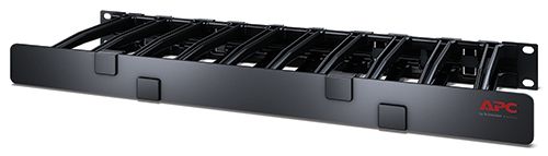 1U Horizontal Cable Manager, 6'' deep, Single-Sided