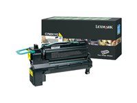 Extra vysoká výťažnosť - žltá - originálna - kazeta s farbivom LCCP, LRP - pre Lexmark C792, X792