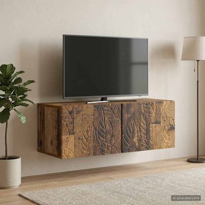 vidaXL Nástenná TV skrinka 78,5 x 41 x 30 cm Staré drevo