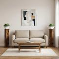 vidaXL Stojan na rastliny 2 ks Dymový dub 25 x 25,5 x 80,5 cm