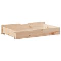 vidaXL Zásuvky pod posteľ s kolieskami 2 ks 90x55x17 cm mas. borovica