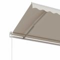 vidaXL Automaticky zaťahovacia markíza 500x350 cm krémová