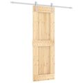 vidaXL Posuvné dvere Prírodná a biela 70 x 210 cm