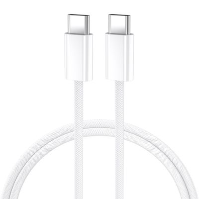 BWOO Kábel USB-C - USB-C 1m 60W pre iPhone 15 BO-X284 biela