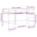 vidaXL Detská vyvýšená posteľ rebrík vosková 90x200cm masívna borovica
