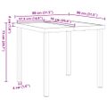 vidaXL Záhradný jedálenský set 3 ks Hnedá a čierna PE ratan