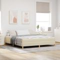 vidaXL Posteľ s pružinovým rámom s matracmi Krémová 180 x 200 cm látka