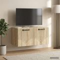 vidaXL Nástenná TV skrinka Nástenný Dub sonoma 59,5 x 31 x 30 cm