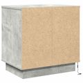 vidaXL Nočný stolík Betónová šedá 50 x 34,5 x 50 cm Kompozitné drevo