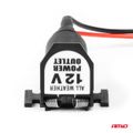 Zásuvka autozapaľovača s klapkou 12V 24V AMiO-04128