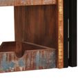 vidaXL Regál na víno Hnedá 120 x 45 x 33 cm Masívne recyklované drevo