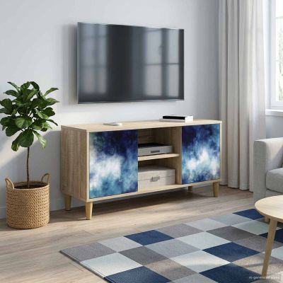 vidaXL TV skrinka RAALTE 102 x 33 x 50 cm Sonoma Kompozitné drevo