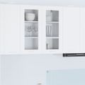 vidaXL Závesná skrinka Biela 80 x 31 x 80 cm Kompozitné drevo