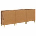 vidaXL Komody 3 ks Staré drevo 60 x 35 x 70 cm Kompozitné drevo