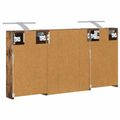 vidaXL Set kabinetov do kúpeľne 3 ks 100 x 10,5 x 50 cm